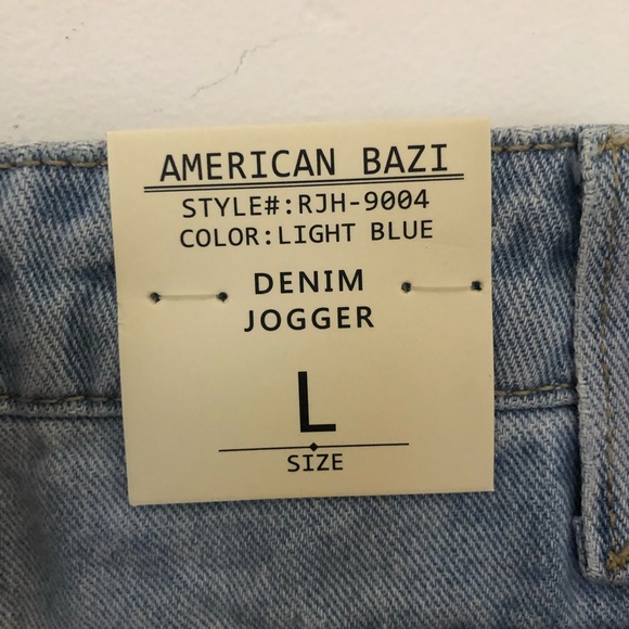 NEW - American Bazi - Distressed Ripped Jeans - Style # RJH-9004 - Large - Picture 4 of 10